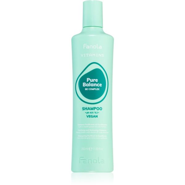 Fanola Fanola Vitamins Pure Balance Shampoo šampon za čišćenje protiv masne peruti 350 ml
