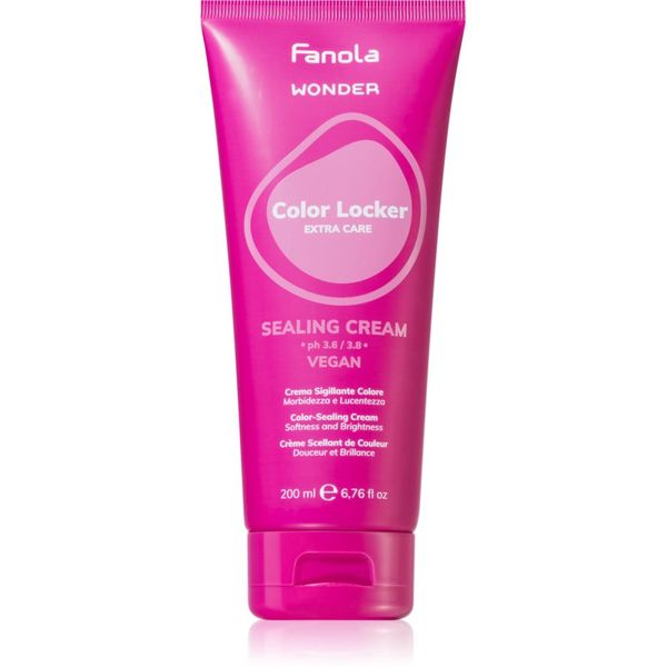 Fanola Fanola Wonder Color Locker Extra Care Sealing Cream krema za zaglađivanje kose za obojenu kosu 200 ml