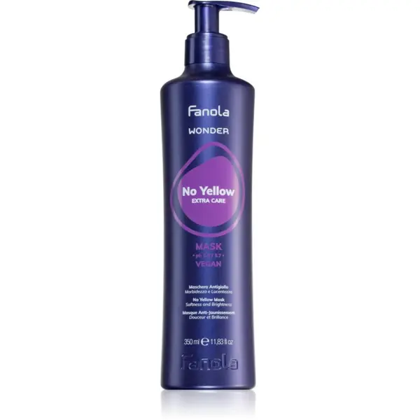 Fanola Fanola Wonder No Yellow Extra Care Mask maska za kosu neutralizirajući žuti tonovi 350 ml