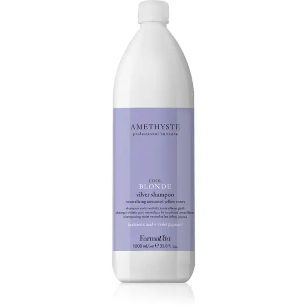 FarmaVita FarmaVita Amethyste Cool Blonde ljubičasti šampon za plavu i kosu s pramenovima 1000 ml
