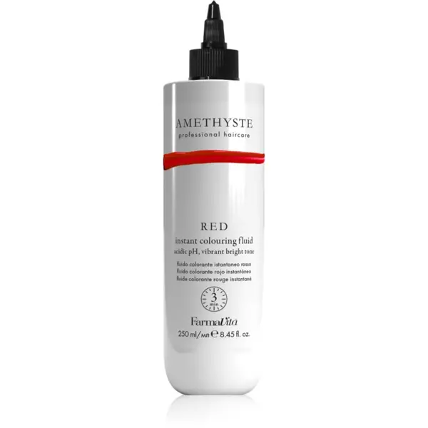 FarmaVita FarmaVita Amethyste Instant Colouring Fluid Bonding maska za crvenu nijansu boje kose nijansa Red 250 ml