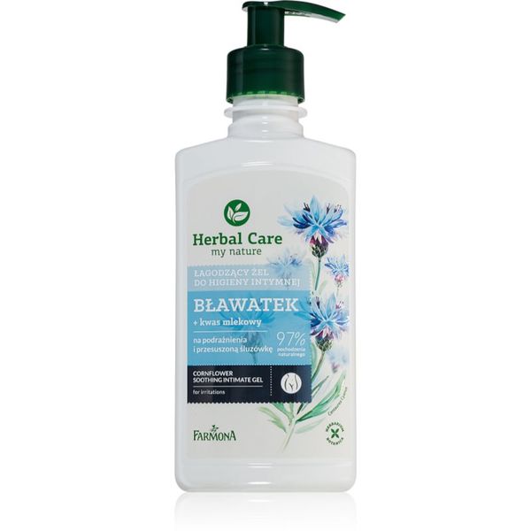 Farmona Farmona Herbal Care Cornflower umirujući gel za intimnu higijenu za osjetljivu i nadraženu kožu 330 ml