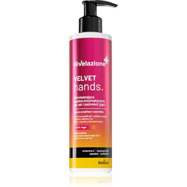 Farmona Farmona Nivelazione Velvet Hands enzimska maska za piling za ruke 200 ml