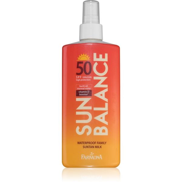 Farmona Farmona Sun Balance zaštitno mlijeko za sunčanje za cijelu obitelj SPF 50 200 ml