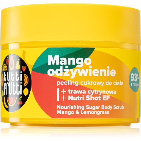 Farmona Farmona Tutti Frutti Tango Mango šećerni peeling za nježno čišćenje i njegu kože Mango & Lemongrass 300 g