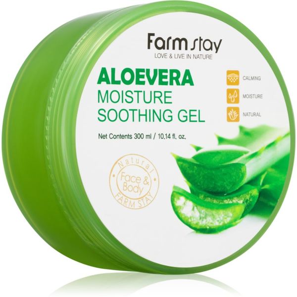 Farmstay Farmstay Aloe umirujući hidratantni gel za lice, tijelo i kosu 300 ml