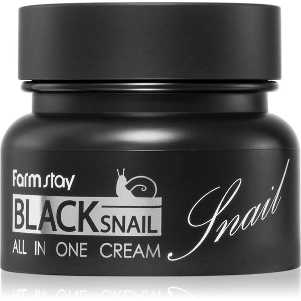 Farmstay Farmstay Black Snail All-In One hranjiva krema za lice s ekstraktom puža 100 ml