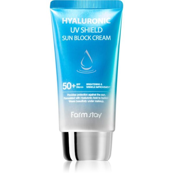 Farmstay Farmstay Hyaluronic UV Shield Sun Block Cream zaštitna krema za lice s hijaluronskom kiselinom SPF 50+ 70 g