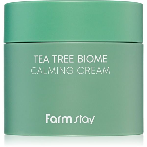Farmstay Farmstay Tea Tree Biome umirujuća krema s ekstraktom čaja 80 ml