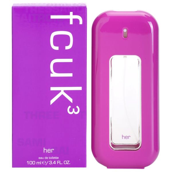 Fcuk Fcuk Fcuk 3 Her parfemska voda za žene 100 ml