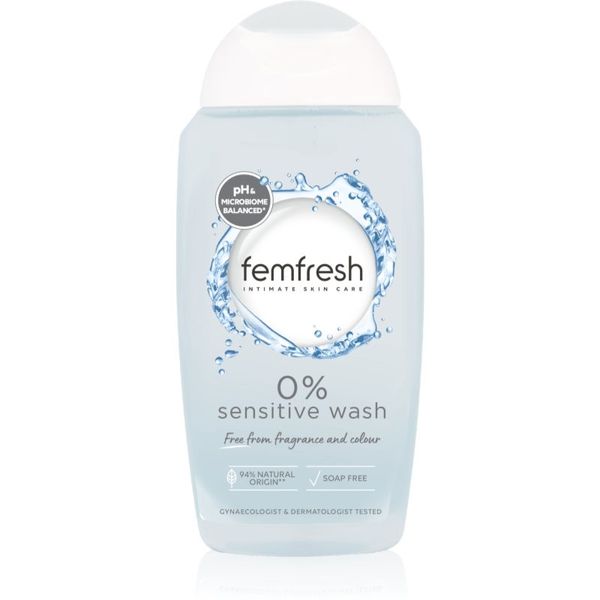 Femfresh Femfresh Sensitive emulzija za čišćenje za intimnu higijenu bez mirisa 250 ml