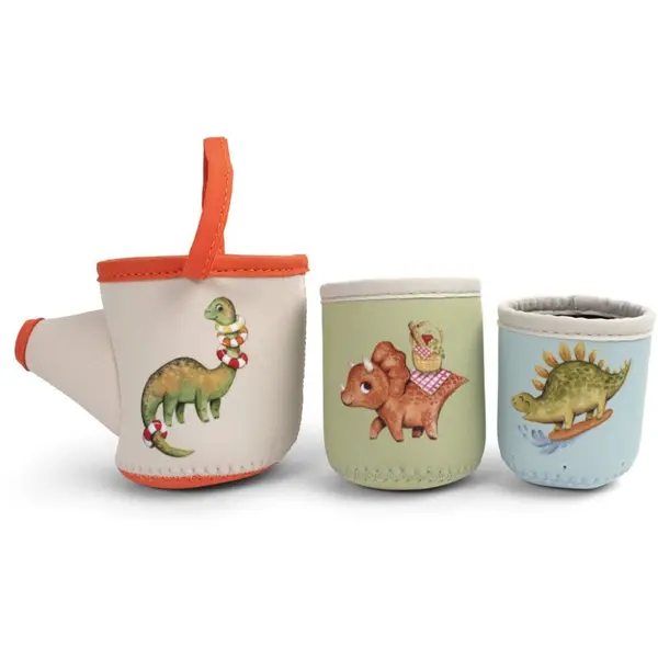 FILIBABBA FILIBABBA Neoprene Bath Toys Dino Activity Cups igračka za vodu 6m+ 3 kom
