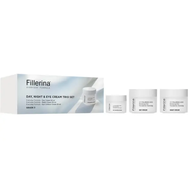 Fillerina Fillerina Everyday Formula Day, Night & Eye Cream Trio Set set protiv bora za žene