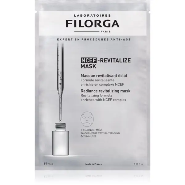 FILORGA FILORGA NCEF -REVITALIZE SHEET MASK revitalizacijska maska za sjaj lica 20 ml