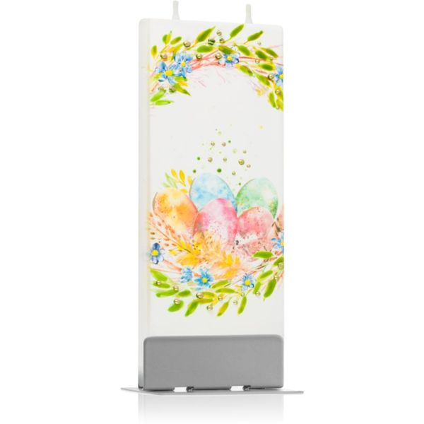 Flatyz Flatyz Holiday Easter Eggs In Floral Nest ukrasna svijeća 6x15 cm