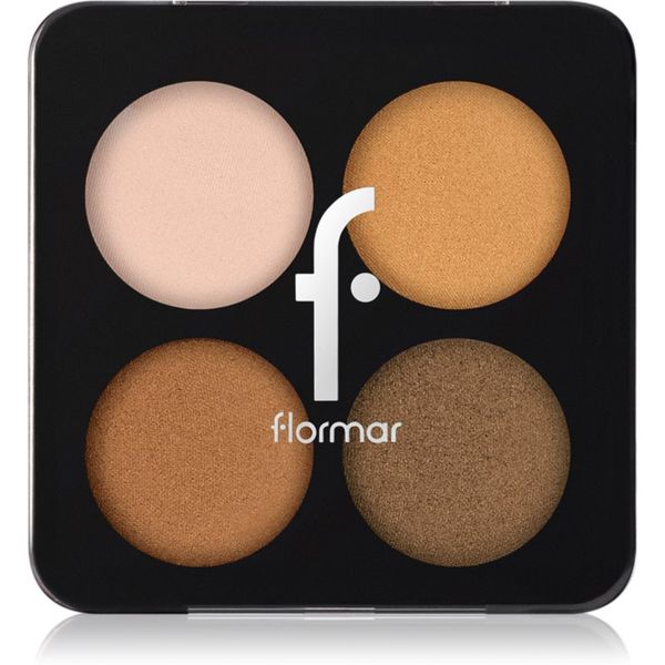 flormar flormar Color Eyeshadow Palette paleta sjenila za oči nijansa 003 Bronze Goddess 6 g