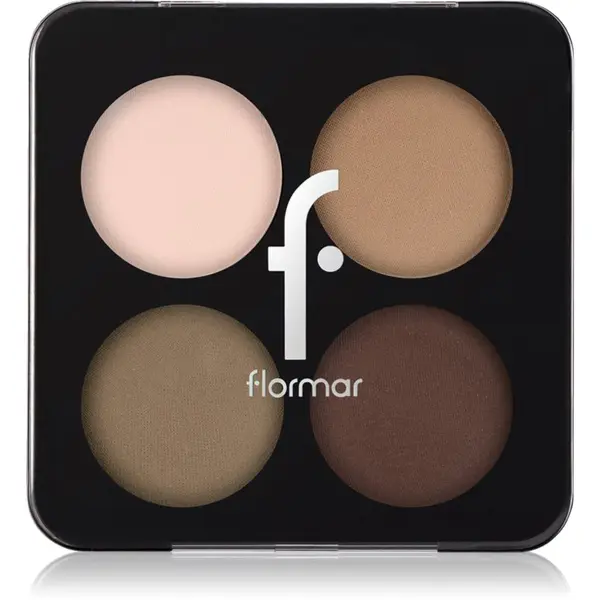 flormar flormar Color Eyeshadow Palette paleta sjenila za oči nijansa 004 Swiss Chocolate 6 g
