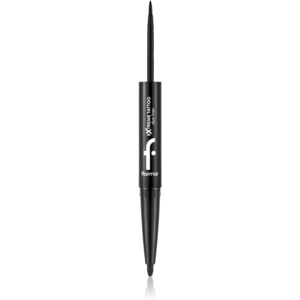 flormar flormar Extreme Tattoo Duo Liner tuš za oči 2 u 1 nijansa 001 Black 2.66 g