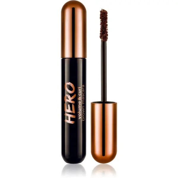 flormar flormar Hero Volume & Curl Mascara maskara za volumen i uvijanje trepavica Brown 10 ml