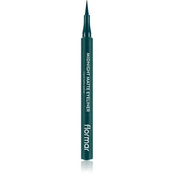 flormar flormar Midnight Matte Eyeliner tuš za oči u flomasteru s mat efektom nijansa 04 Green 1 ml