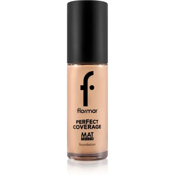 flormar flormar Perfect Coverage Mat Touch Foundation matirajući puder za mješovitu i masnu kožu nijansa 308 Fair Ivory 30 ml