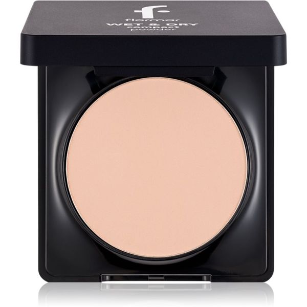 flormar flormar Wet & Dry Compact Powder ujednačavajući kompaktni puder nijansa 006 Caramel Rose 10 g