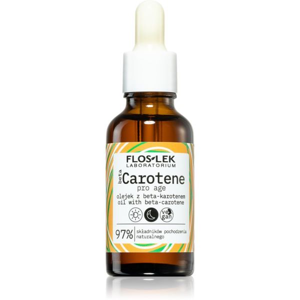 FlosLek Laboratorium FlosLek Laboratorium Beta Carotene hranjivi uljni serum za učvršćivanje kože lica 30 ml