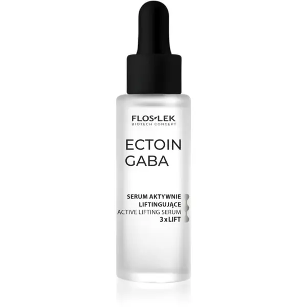 FlosLek Laboratorium FlosLek Laboratorium Ectoin Gaba Active Lifting Face Serum 3xLift lifting serum za učvršćivanje kože lica 30 ml