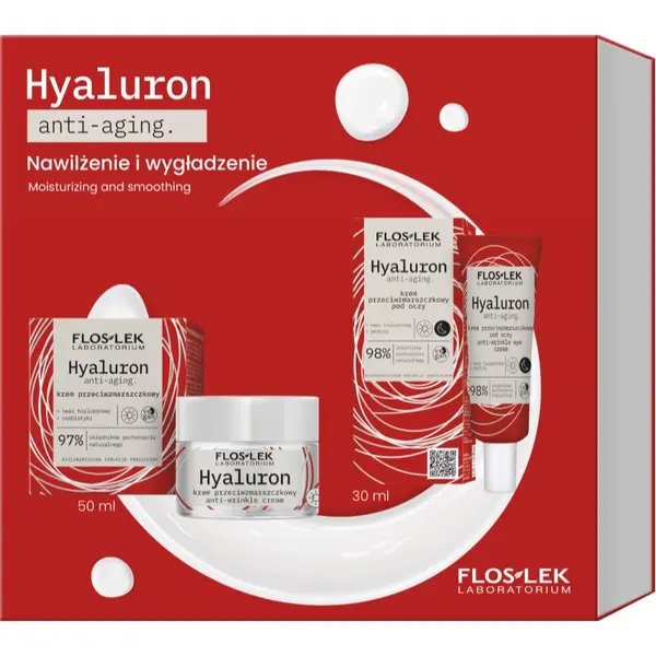 FlosLek Laboratorium FlosLek Laboratorium Hyaluron poklon set za zaglađivanje kontura