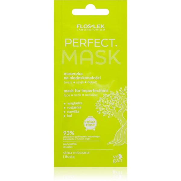 FlosLek Laboratorium FlosLek Laboratorium Perfect maska za čišćenje lica za nesavršenosti na licu 6 ml