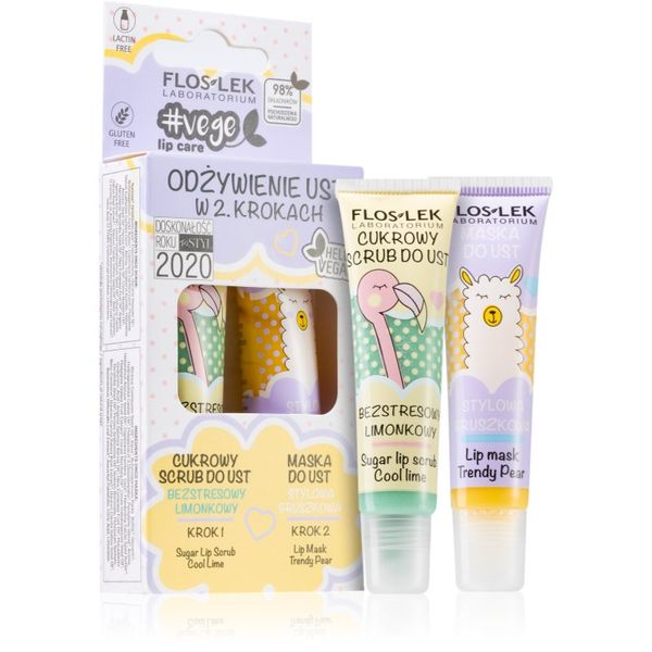 FlosLek Laboratorium FlosLek Laboratorium Vege Lip Care Nourish set za usne