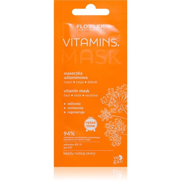 FlosLek Laboratorium FlosLek Laboratorium Vitamins vitaminska maska za lice 6 ml