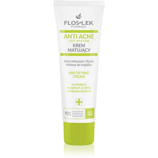 FlosLek Pharma FlosLek Pharma Anti Acne matirajuća krema za mješovitu i masnu kožu 50 ml
