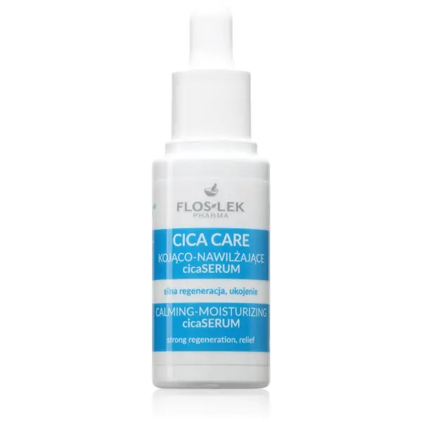 FlosLek Pharma FlosLek Pharma Cica Care Calming-Moisturizing CicaSerum umirujući serum za suhu i nadraženu kožu 30 ml