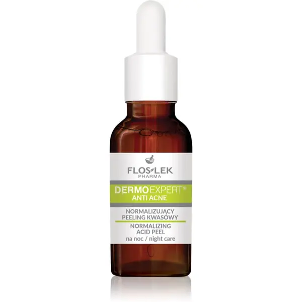 FlosLek Pharma FlosLek Pharma DermoExpert Anti Acne blagi noćni za vraćanje kože u ravnotežu 30 ml