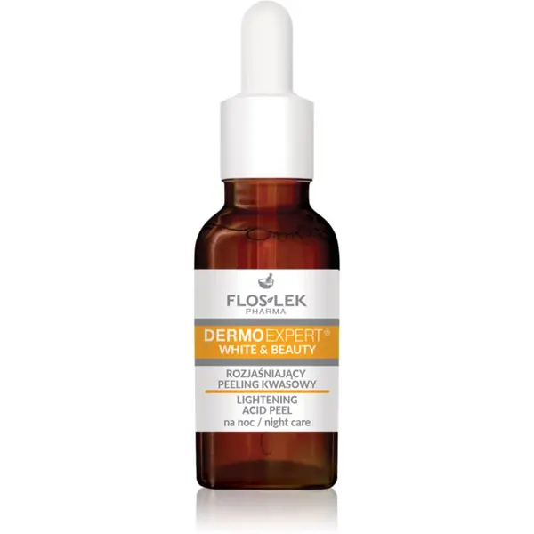 FlosLek Pharma FlosLek Pharma DermoExpert White&Beauty blagi noćni za sjaj lica 30 ml