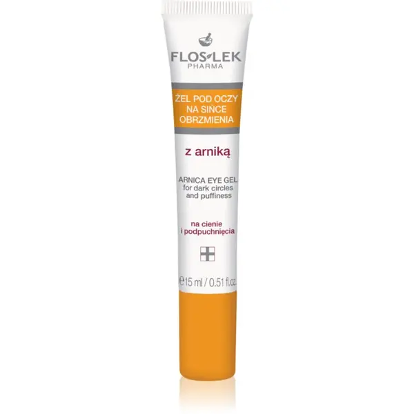 FlosLek Pharma FlosLek Pharma Eye Care gel za oči s arnikom protiv oticanja i tamnih krugova 15 ml