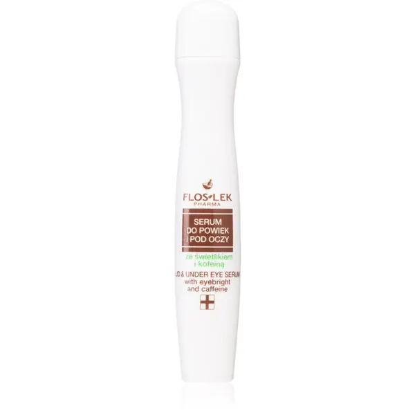 FlosLek Pharma FlosLek Pharma Eye Care posvjetljujući serum za područje oko očiju protiv oticanja i tamnih krugova 15 ml