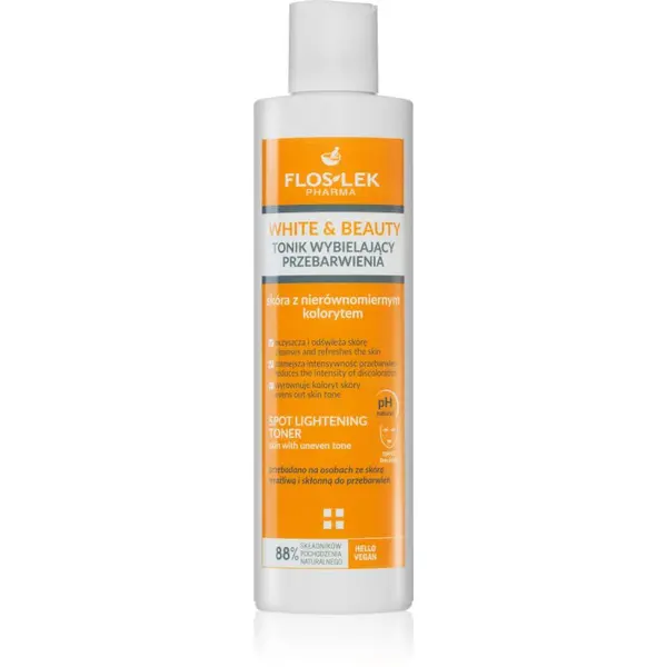 FlosLek Pharma FlosLek Pharma White & Beauty toner protiv pigmentnih mrlja 225 ml