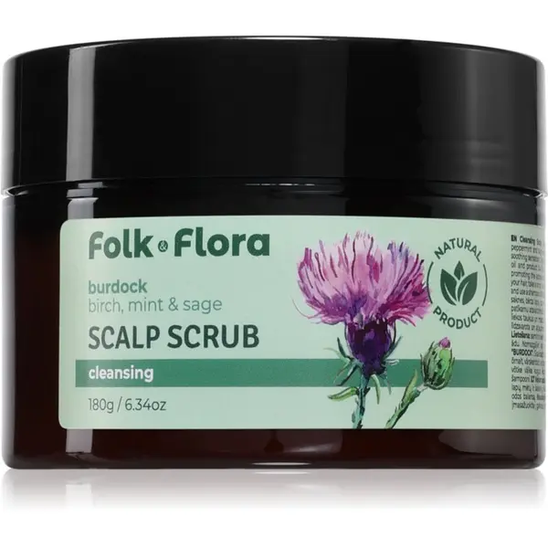 Folk & Flora Folk & Flora Burdock piling za vlasište 180 g