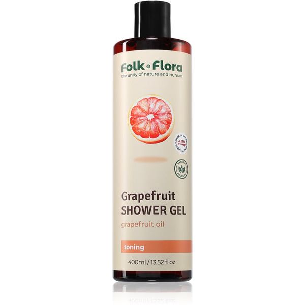Folk & Flora Folk & Flora Grapefruit osvježavajući gel za tuširanje 400 ml