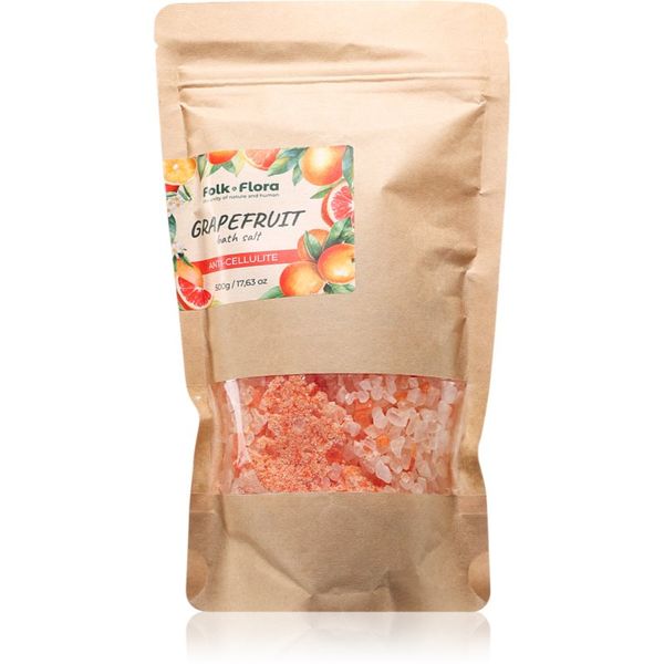 Folk & Flora Folk & Flora Grapefruit sol za kupku s umirujućim djelovanjem 500 g
