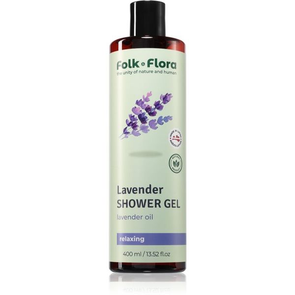 Folk & Flora Folk & Flora Lavender relaksirajući gel za tuširanje 400 ml