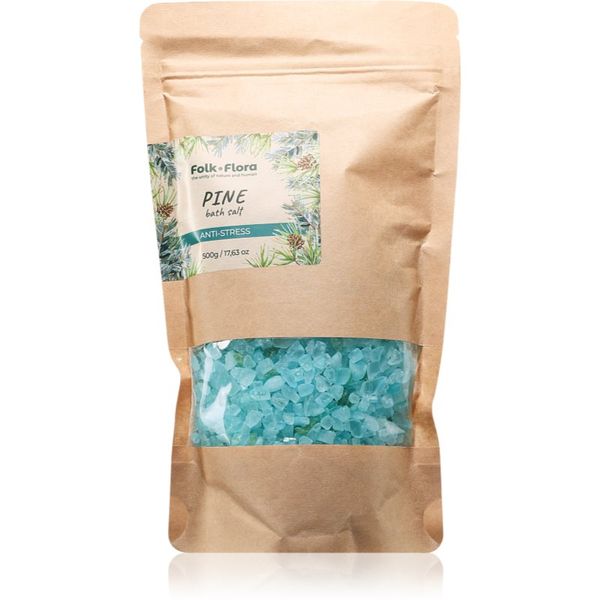 Folk & Flora Folk & Flora Pine umirujuća sol za kupku 500 g