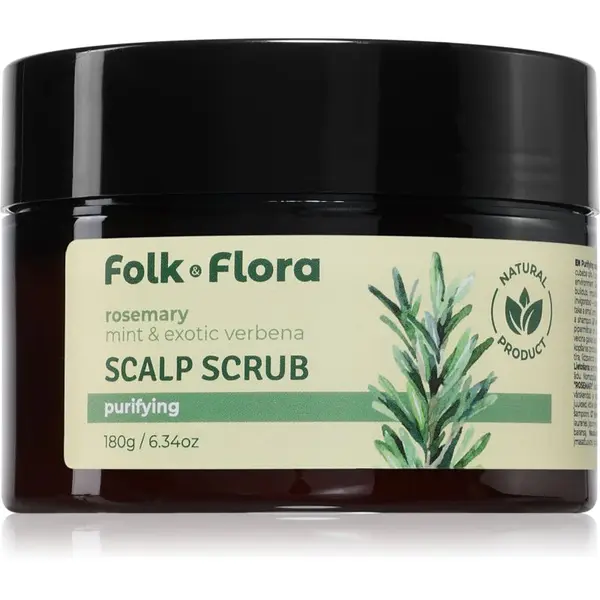 Folk & Flora Folk & Flora Rosemary piling za vlasište 180 g