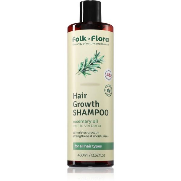 Folk & Flora Folk & Flora Verbena hidratantni šampon za poticanje rasta kose 400 ml