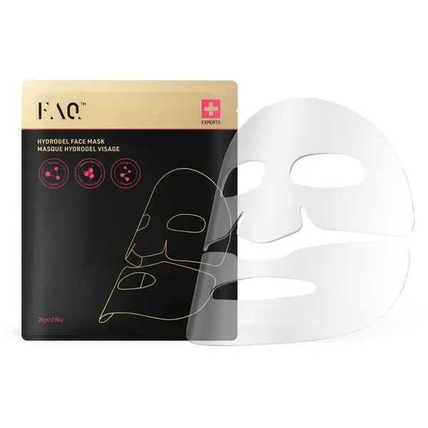 FOREO FOREO FAQ™ Glass Skin Collagen Face Mask hidrogel maska za zaglađivanje kože lica i smanjenje vidljivosti bora 5 kom