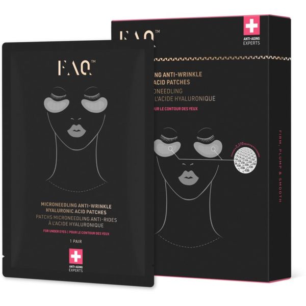 FOREO FOREO FAQ™ Microneedling Anti-Wrinkle flasteri protiv bora ispod očiju s hijaluronskom kiselinom 3x2 kom