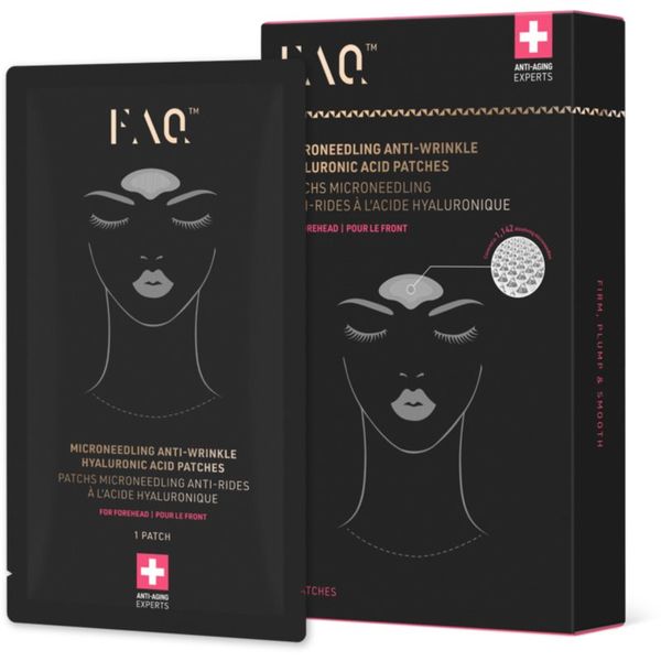 FOREO FOREO FAQ™ Microneedling Anti-Wrinkle flasteri za čelo protiv bora s hijaluronskom kiselinom 3 kom