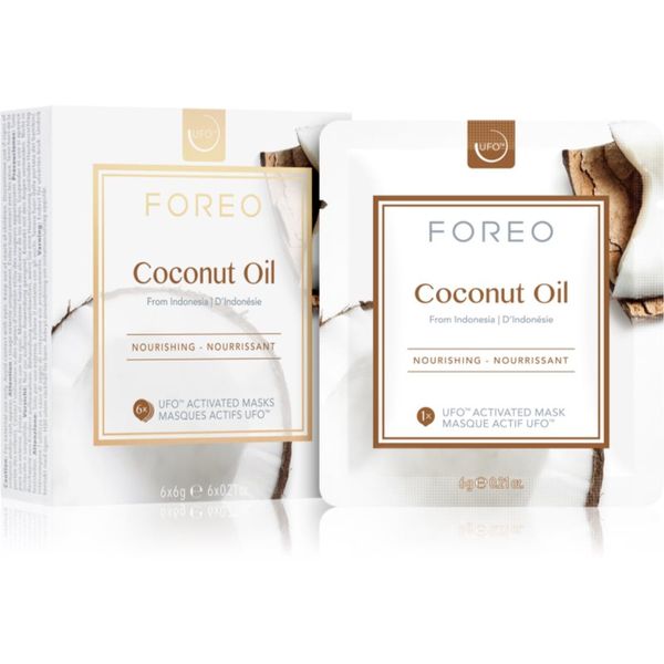 FOREO FOREO UFO™ Coconut Oil maska za dubinsku njegu 6x6 g